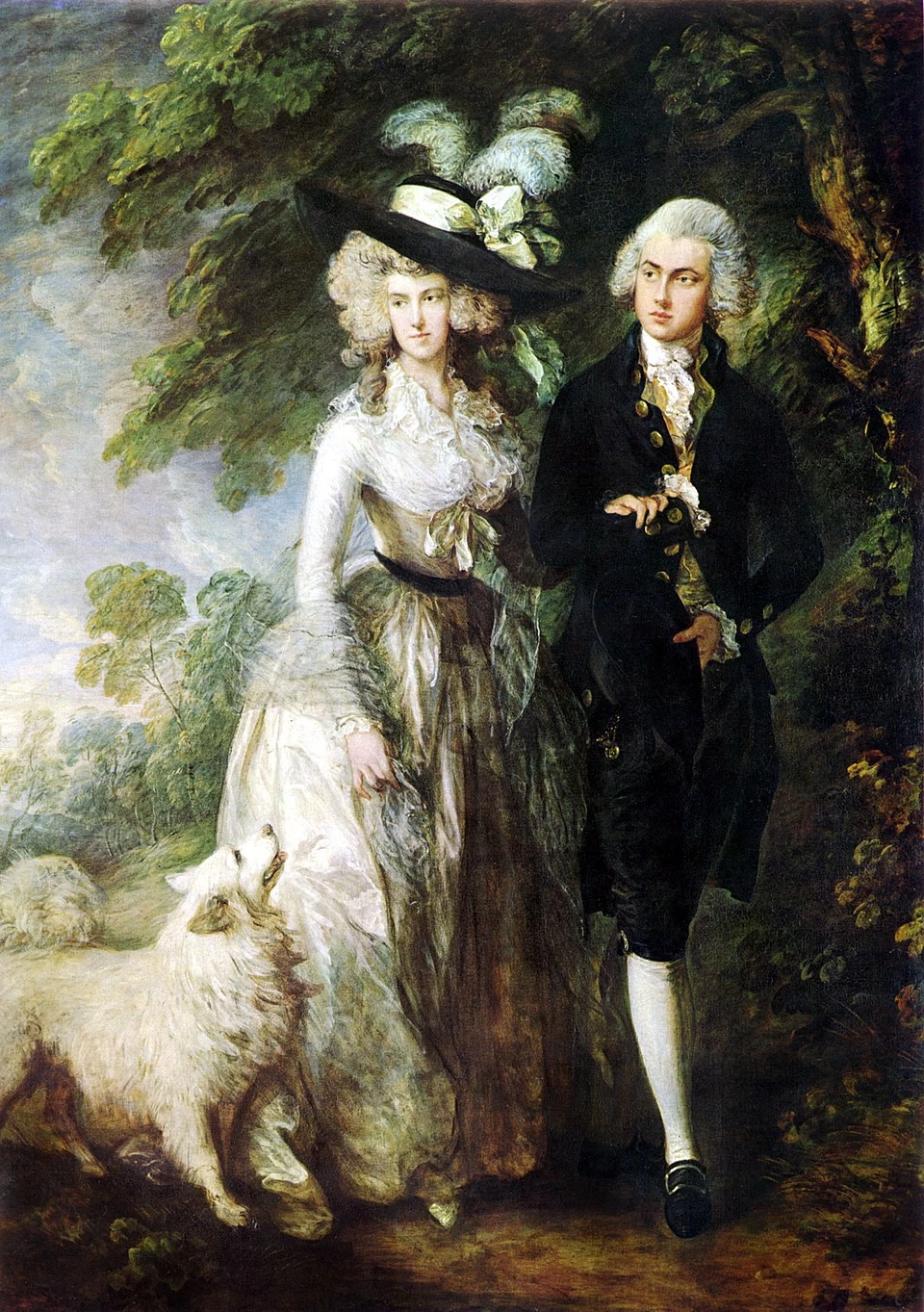 Il signor e la signora William Hallett o La passeggiata mattutina - National Gallery, Londra